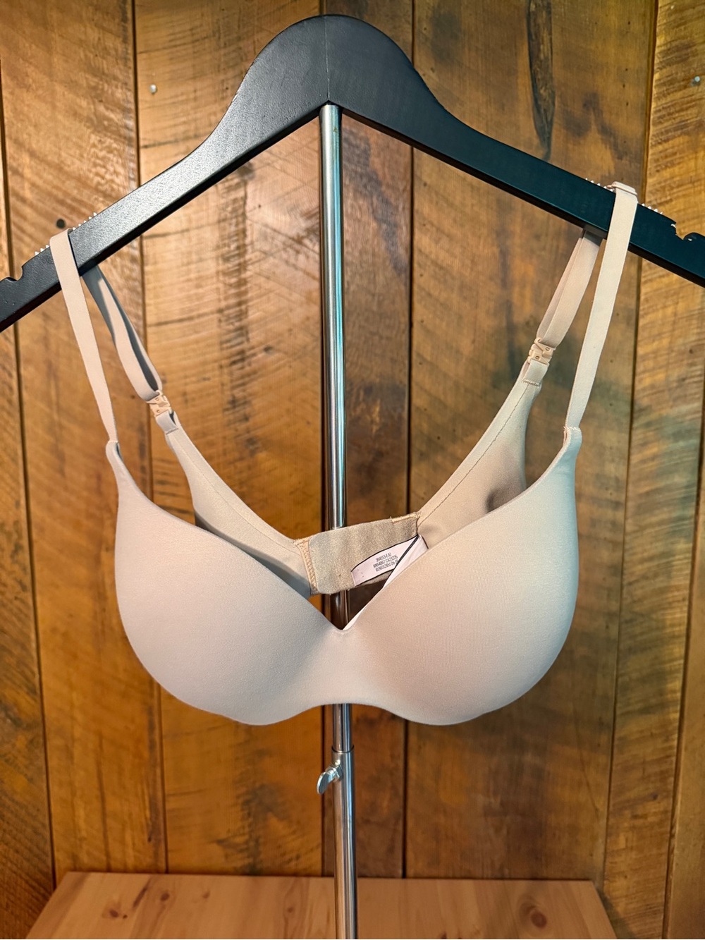 Victoria's Secret Beige Perfect Shape Smooth Lightly Lined Bra 34D